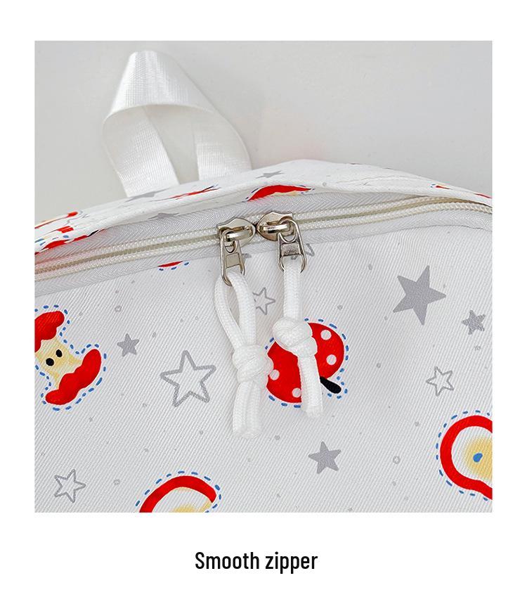 Lightweight Cute Print Backpack for Middle & High School Girls: Large Capacity