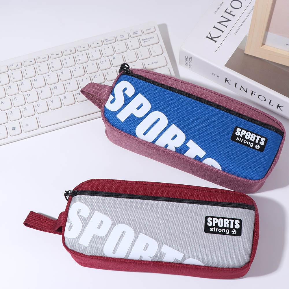 Large Capacity Stationery Bag Students Pencil Case Personality Pen Pouch Student Writing