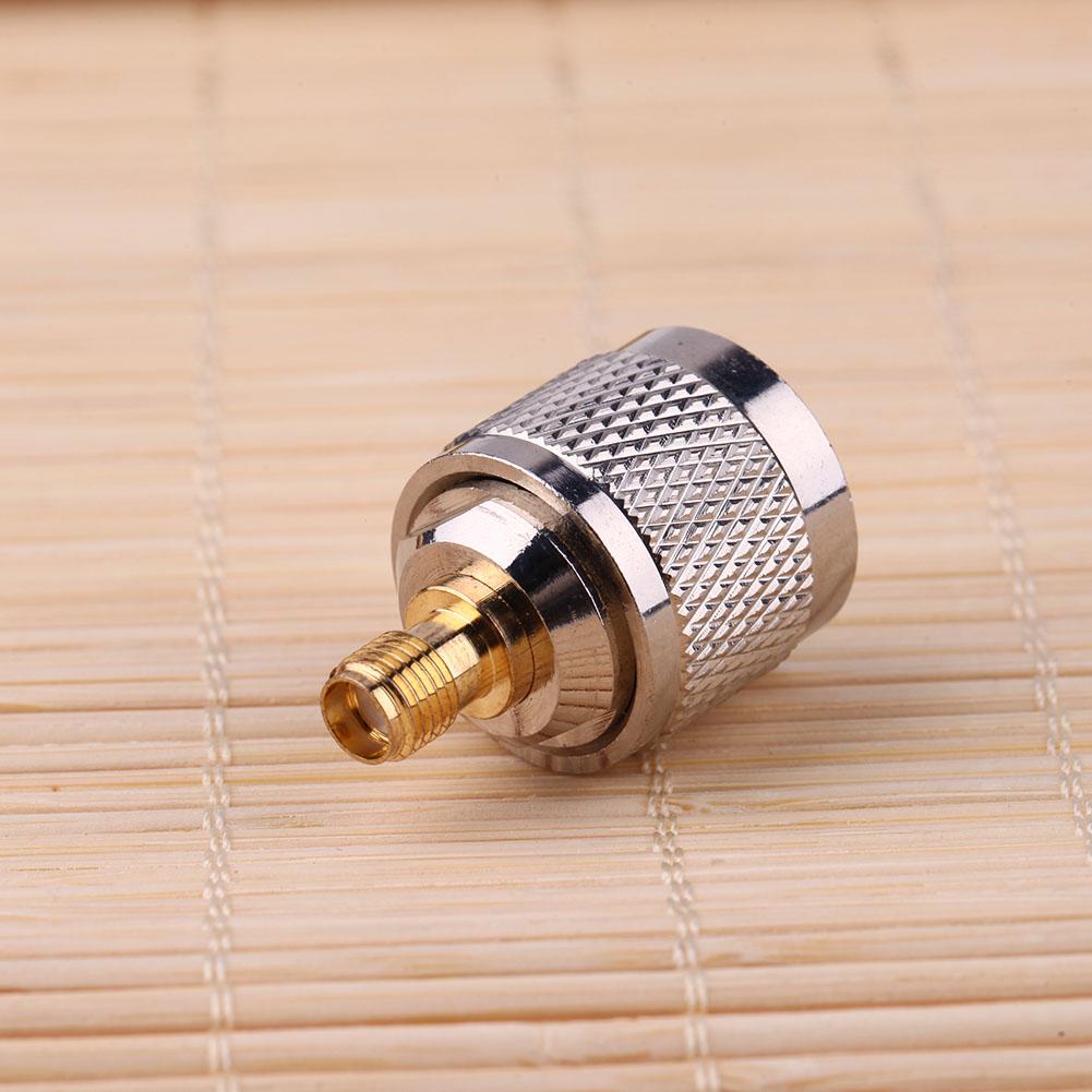 2Pcs N To SMA Adapter N Male To SMA Female RF Connector Straight RF Connector RF Adapter Converter N To SMA Connector