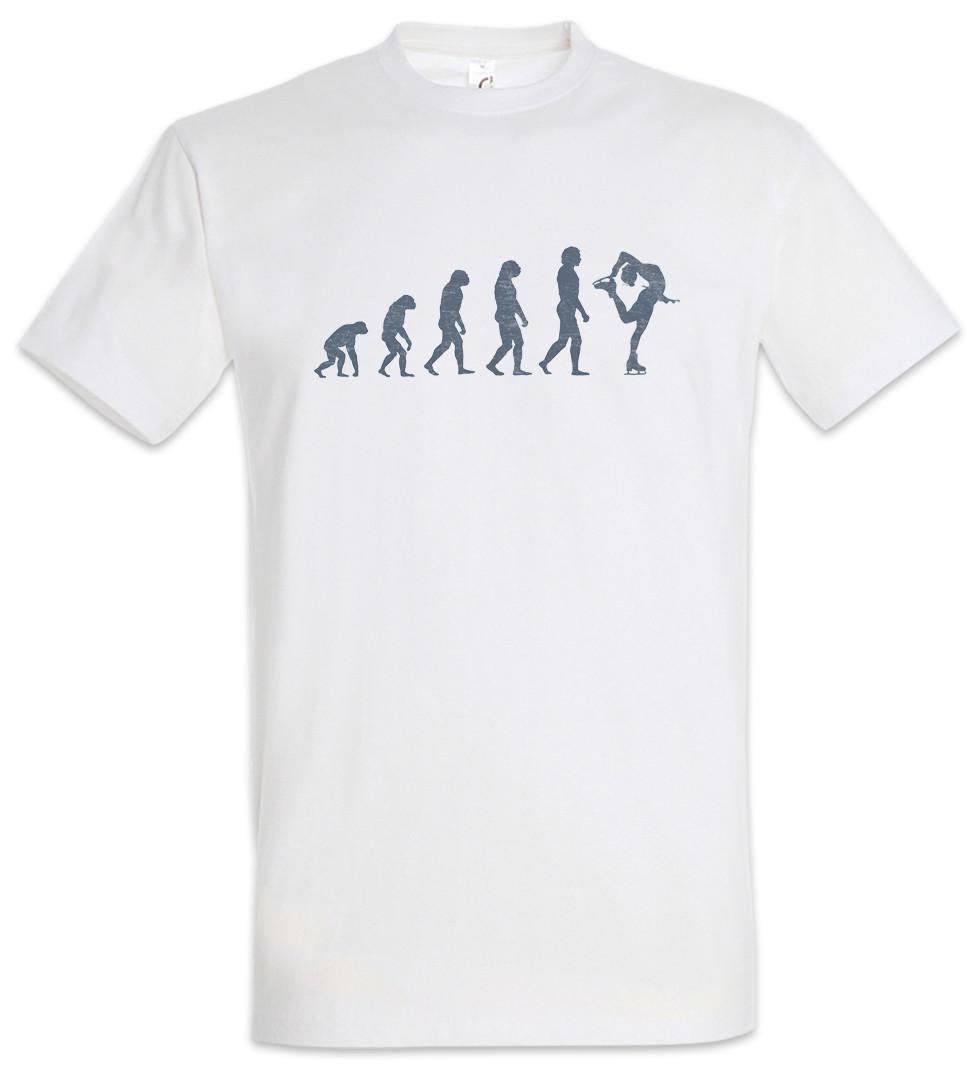 Figure Skating Evolution T-Shirt Mens Womens Tees Top Fun Skater Trainer Coach Sports Sport Training S