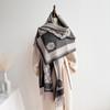 Autumn and Winter Letter Scarf Double-sided Classic Fashion Imitation Cashmere Shawl Versatile Scarf Light Luxury New