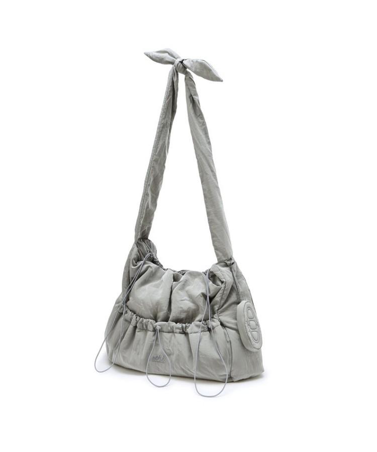 Athe Vanessabruno [Ruban] Grey Ribbon Knot Shoulder Bag Aaba5F905G2