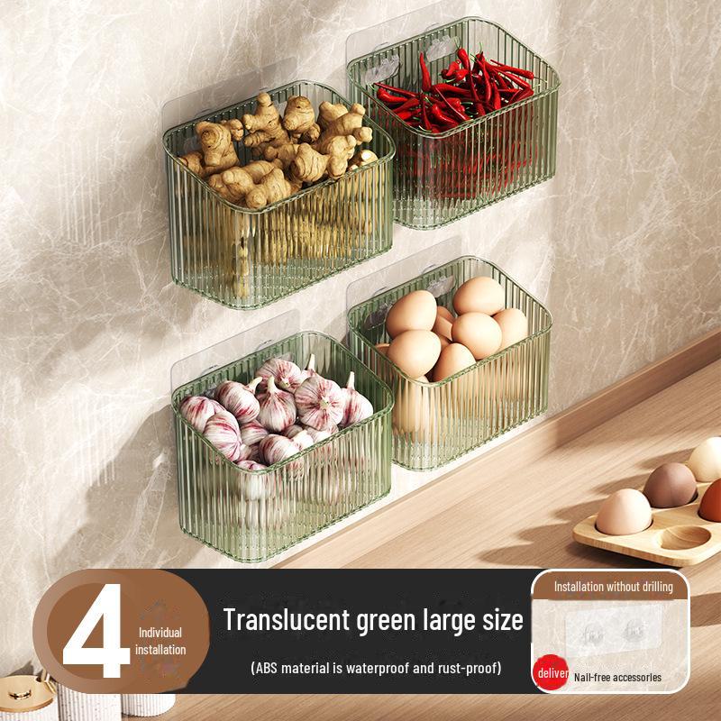 

Настенная многофункциональная корзина для хранения вещей для кухни и ванной комнаты