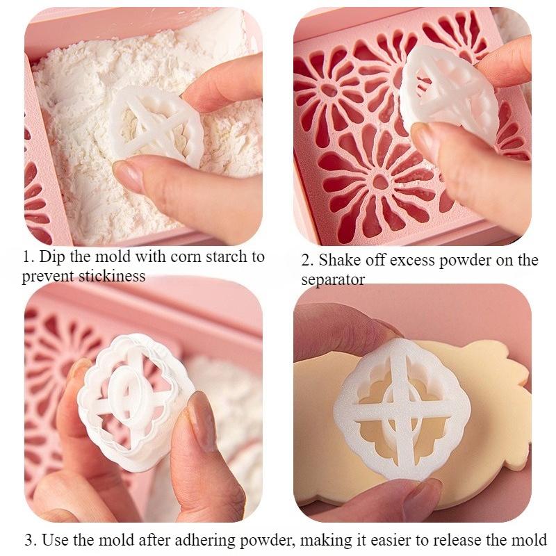 Soft Pottery Mold Powder Storage Box Anti-stick Household Corn Starch Storage Container Clay Tool