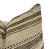 Vintage Classical Soft Heavy Chenille Beige Stripe Pipping Square Pillow Case Sofa Cushion Cover 45 x 45 cm 1 Piece Pack