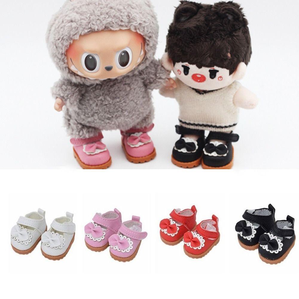 Hand-made Bow Shoes Multiple Styles Leather Shoes Accessories Princess Shoes  Children Toys