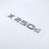 3D Chrome Letters X250d X350d 4Matic Etition 1 Emblem for Mercedes Benz X Class Car Fender Badge Trunk Nameplate Logo Sticker LV3
