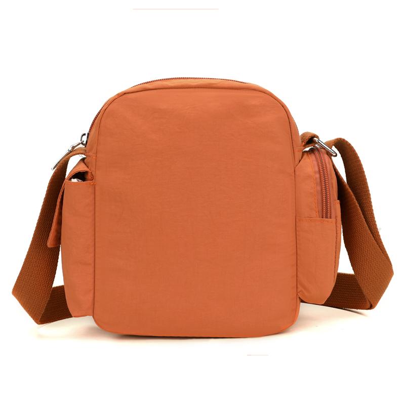 Wasserdichte Nyl-Schultertasche für Damen, Geldbörse mit Reißverschlusstaschen, Leichte Reise-Handtasche, Modisches & Praktisches Design