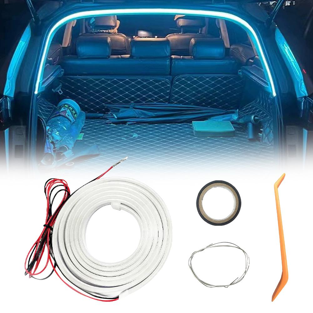 LED Automatic Tail Box Light Multifunction Auto Sensor Tail Light Strip Car Trunk Ambient Lighting Strip for Truck Trunk Decor