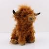 1pcs Cute Highland Cow Stuffed Animals,11 Inch Simulation Cow Plush Toys,Animal Cow Plush Farm Toys for Kids Boys Girls Birthday Gift