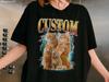 Custom Comfort Colors Vintage Pet Shirt Pet Photo + Name Custom Dog Shirt Personalized Shirt Custom T Shirts for Humans Cat Shirt 90's Tee