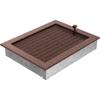 Vent Kryt 22x30 měděný se žaluziemi