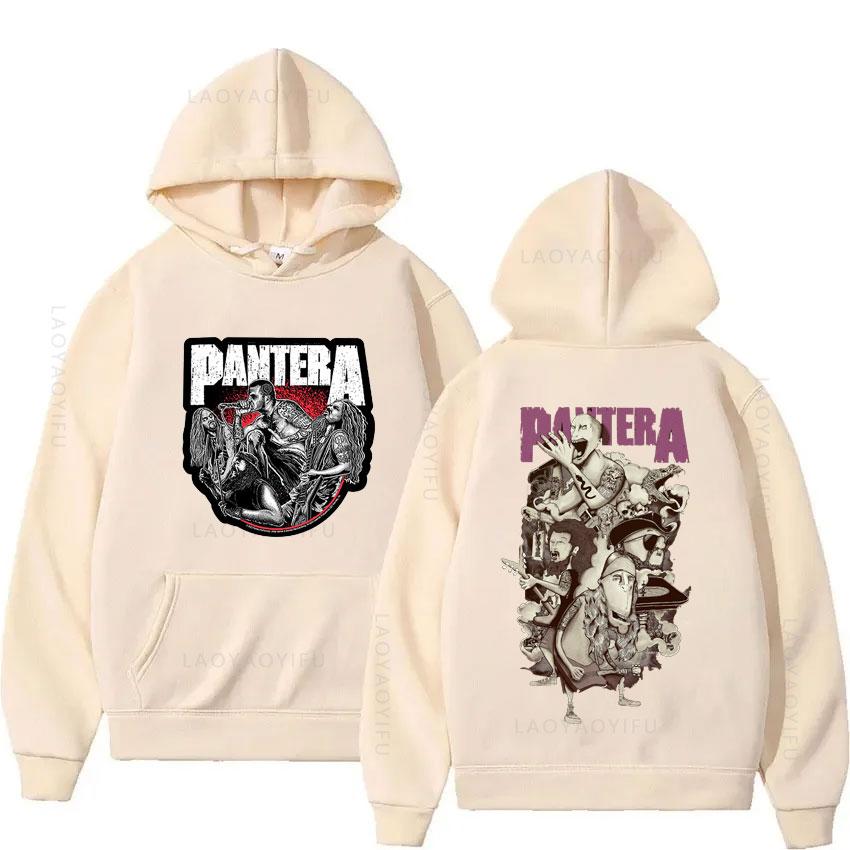 Pantera Heavy Metal Band Thema Herrenbekleidung Y2k Hoodie Kapuzenpullover Kapuzen-Shirt Neue Hoodies und Sweatshirts Herbst & Basics