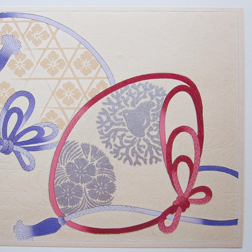 [USED] Woodblock print, knot pattern, shell matching