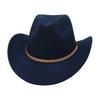 Solider und Western Cowboyhut Filzhut Wollzylinder Hut Vintage Ethnischer Hut