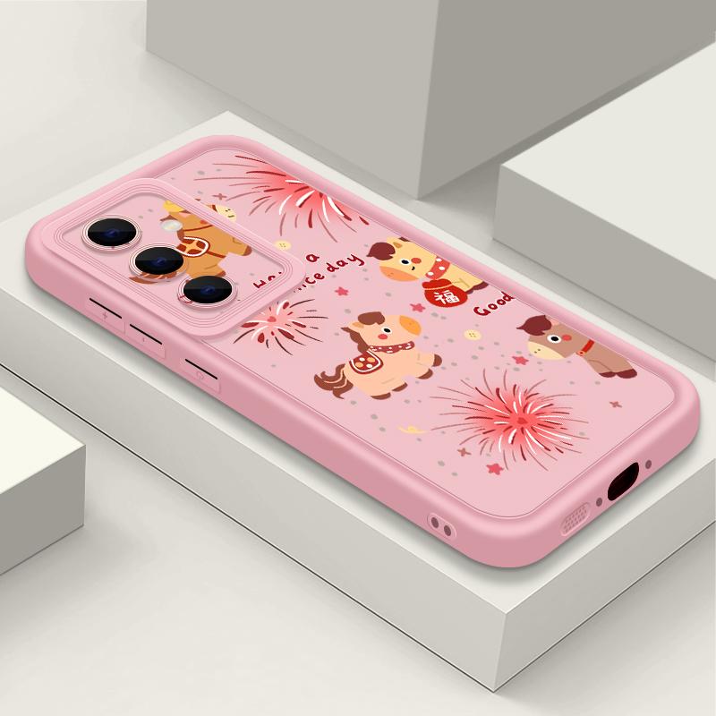 Vintage Lucky Golden Horse Case For Samsung S26 S25 Ultra S24 S23 S22 Plus S21 FE A15 A16 A17 A35 A36 A37 A54 A55 A56 A57 5G Shockproof Bumper Cover