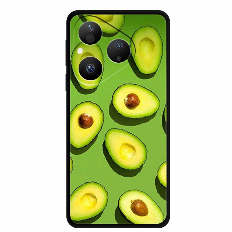 Colorful Case For Huawei Pura 80 Case Cartoon Animal Silicone Black Soft Cover for Huawei Pura 80 Case Protective Bumper Pura80