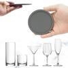 Silicone Coasters Round Heat 6Pcs 10cm Resistant Rubber Tea Cup Mat Drink Coffee Mug Glass Beverage Holder Pad Decor Table Mat