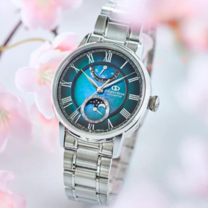 ORIENT STAR Montre-bracelet Japon Édition Officielle Limitée M45 F7 Mécanique Phase de Lune RK-AY0114A