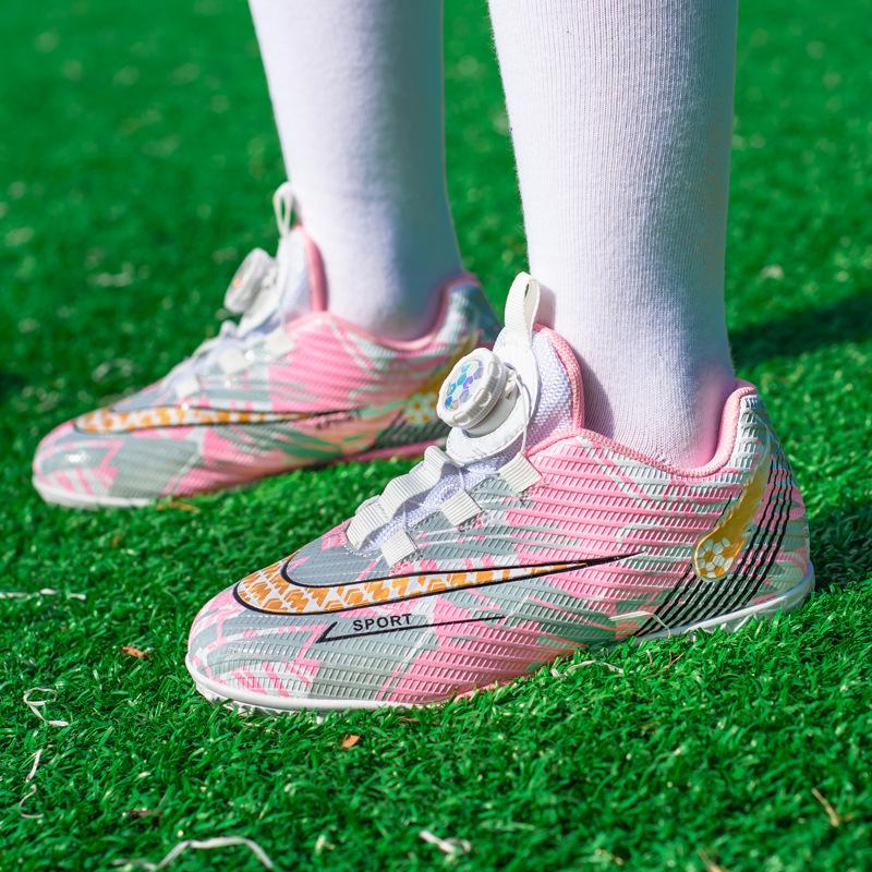 New children's primary school children's football shoes spikes special training boys' sports shoes genuine competition professional ball