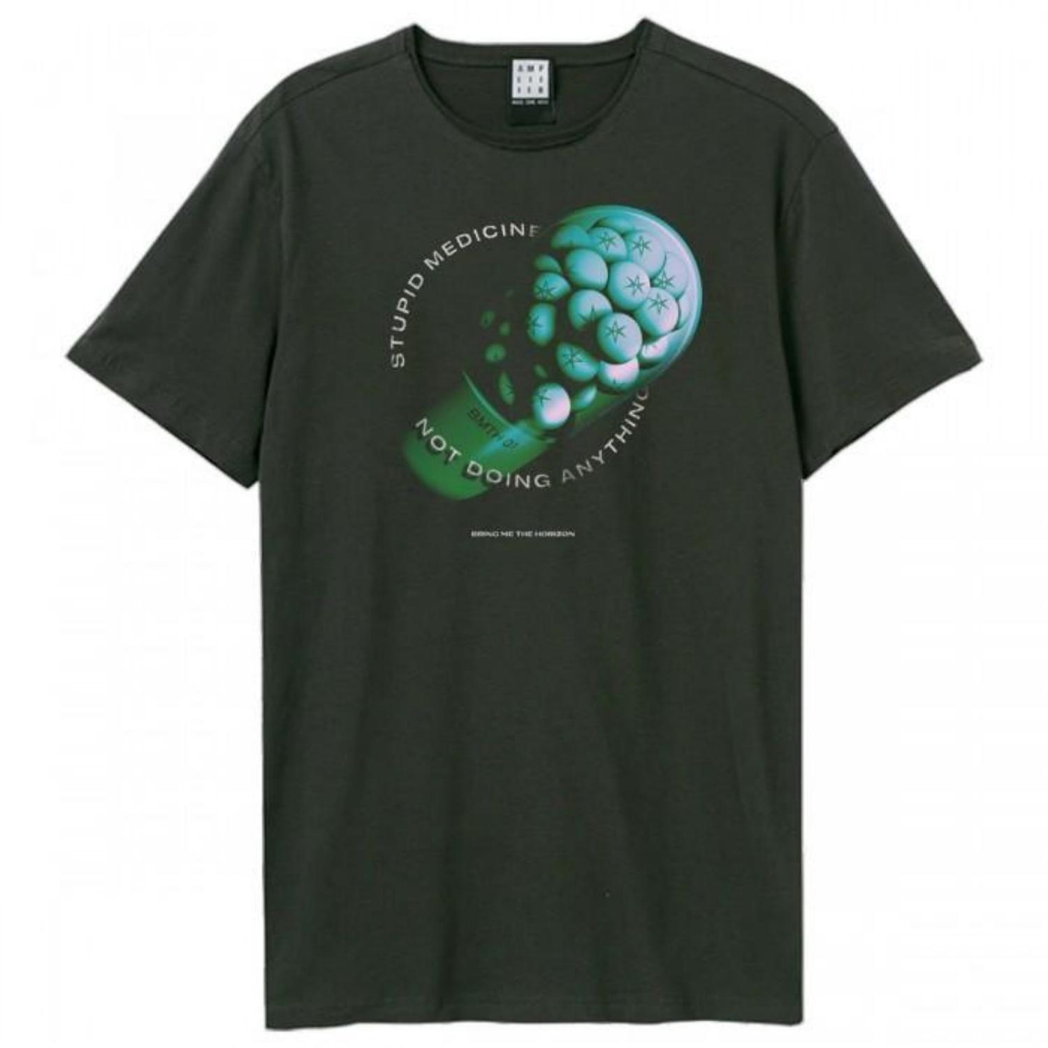 Amplified Unisex Adult Stupid Medicine Bring Me The Horizon T-Shirt S