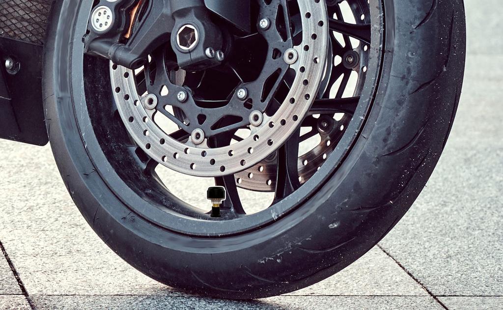 Kashimura NKD-259 Motorcycle Air Pressure Sensor for Checking Tire Pressure and Temperature