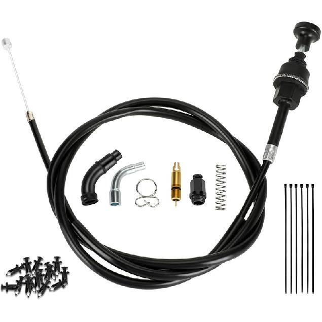 Choke Cable For Rancher 350 TRX350 TRX350FM TRX350TM TRX350FE 2000-2006 Fourtrax 300 350 Foreman 400 ATV 4 Wheeler Quad With Starter Valve Plunger