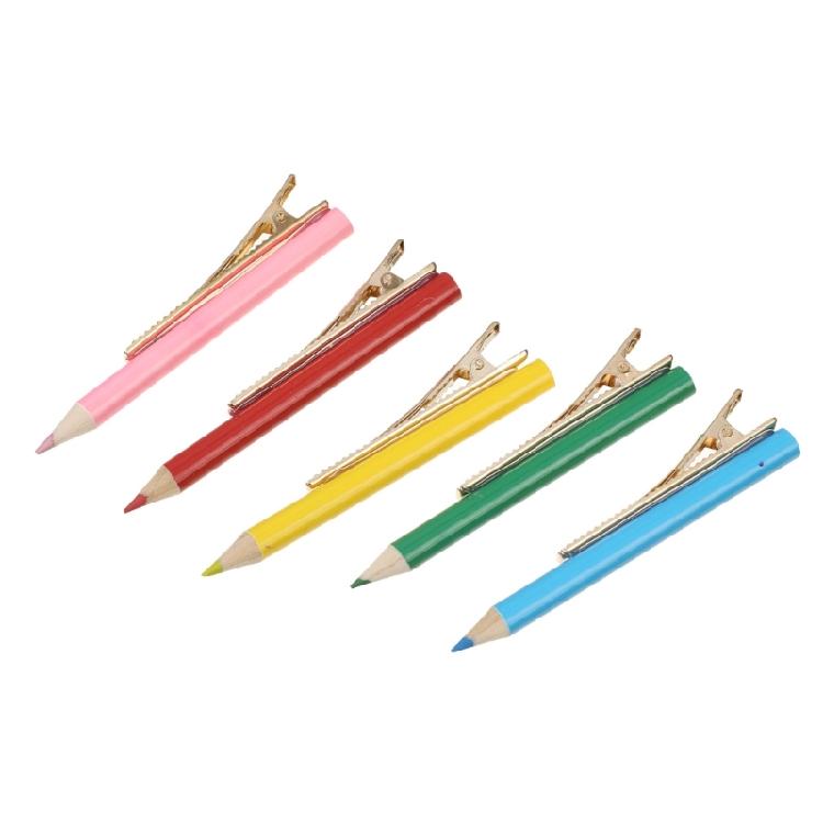 Stylish Fashionable Hair Barrettes Hair Clip Sweet Hairpin Barrette Pencil Hair Clip Christmas for Women Girl