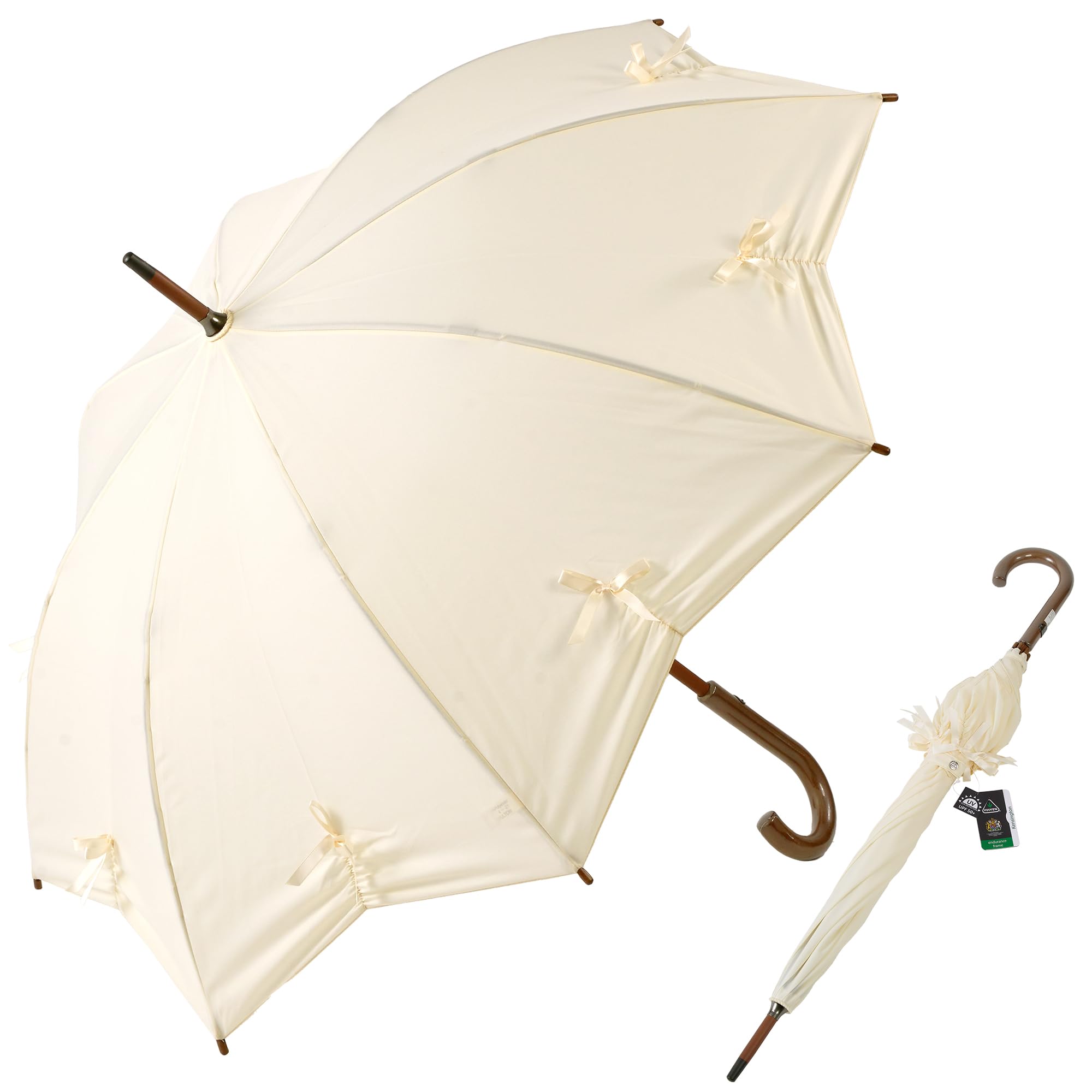 

Fulton и Long Kensington Защита от УФ-лучей для женщин Зонт, Парасоль, Зонт, UPF50+ (Звездный крем) [Использовал] кремовый