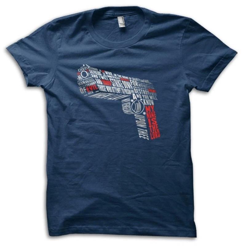 Pulp Fiction Gun Retro Movie Line Movie Joke Tshirt Unisexs Tshirt Summer New Casual Fashion Unisexs and Womens Same Tshirt