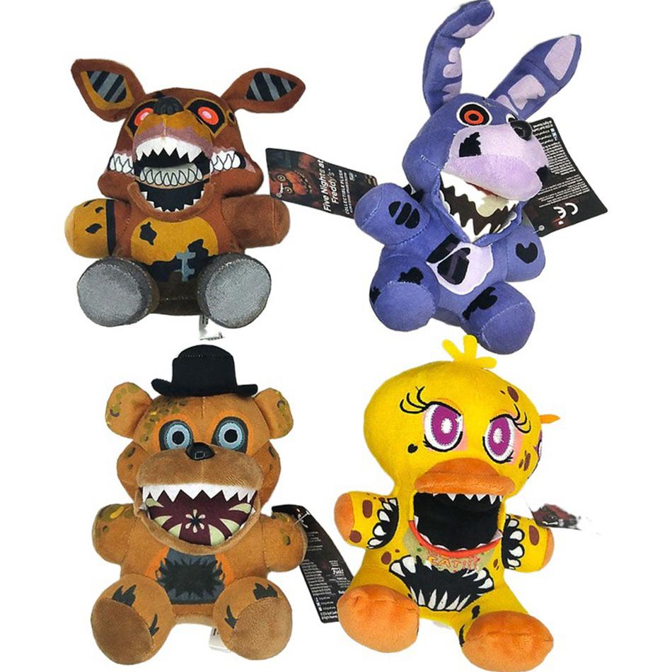 18 CM Five Night At Freddy Fnaf Urocze Pluszowe Zabawki Lalka z Gry Niedźwiedź Bonnie Foxy Kreskówkowe Pluszowe Lalki Zabawki Freddy Dla Dzieci Prezenty