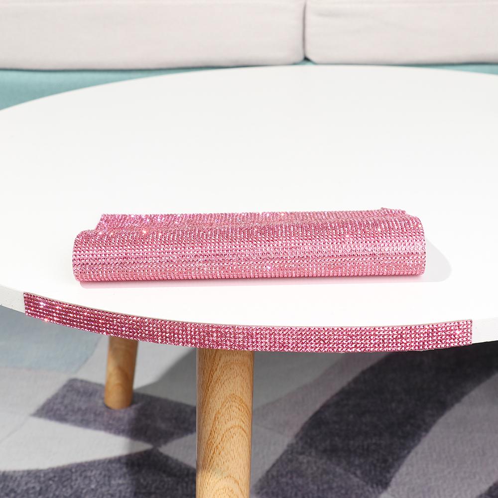 Bildekorationer Festdekoration Glitterkant Applikation Strassark Bling Klistermärke Kristallklistermärke