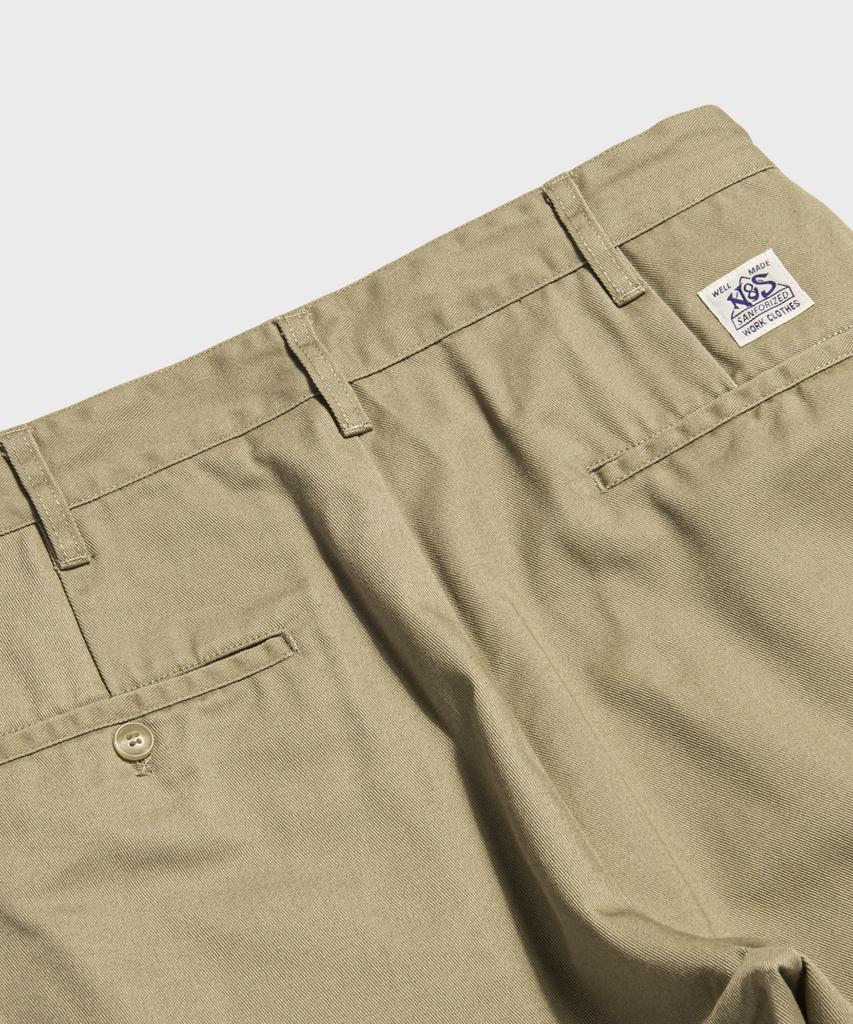 Beulonseun 1970S Straight-Leg Work Pants Khaki