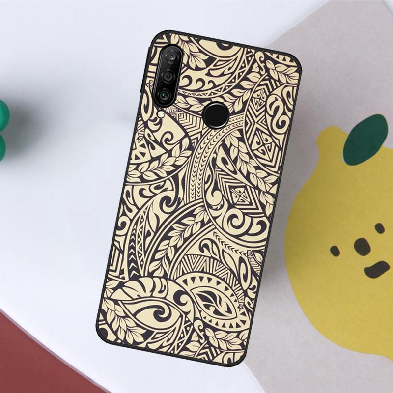 Maori Tribal Samoan Polynesian Print For Huawei Nova 7i 8i 11i 12i 12s Y73 Y70 Y90 Y60 Y72 Y61 Y91 9 10 SE P40 Lite P30 Pro Case