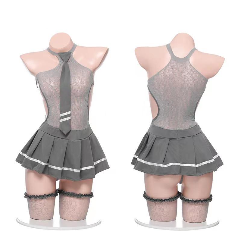 Sexy lingerie sexy free temptation student one-piece net JK skirt Sao passion uniform