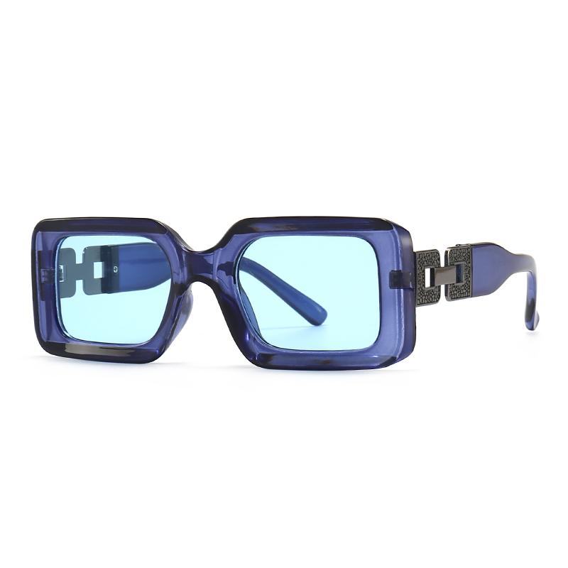 Trendy Cross-Border Narrow Jelly Color Capsule Sunglasses 007 Stylish UV Protection