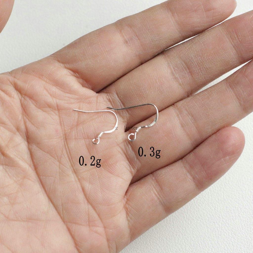 S925 Sterling Silver Plain Ear Cuff Hook Stud Earrings - DIY Jewelry Accessories