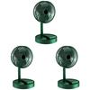 Stand Desk Fan, 6 Inch Folding Portable Telescopic Floor/USB with Rechargeable Battery,3 Speeds Super Quiet Adjustable Height