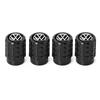 Hub Caps 4PCS Aluminum Alloy Car Styling Wheel Cover Tire Valve Stem Dust Caps Auto Valve For Volkswagen VW Caddy CC Golf 7 Bora