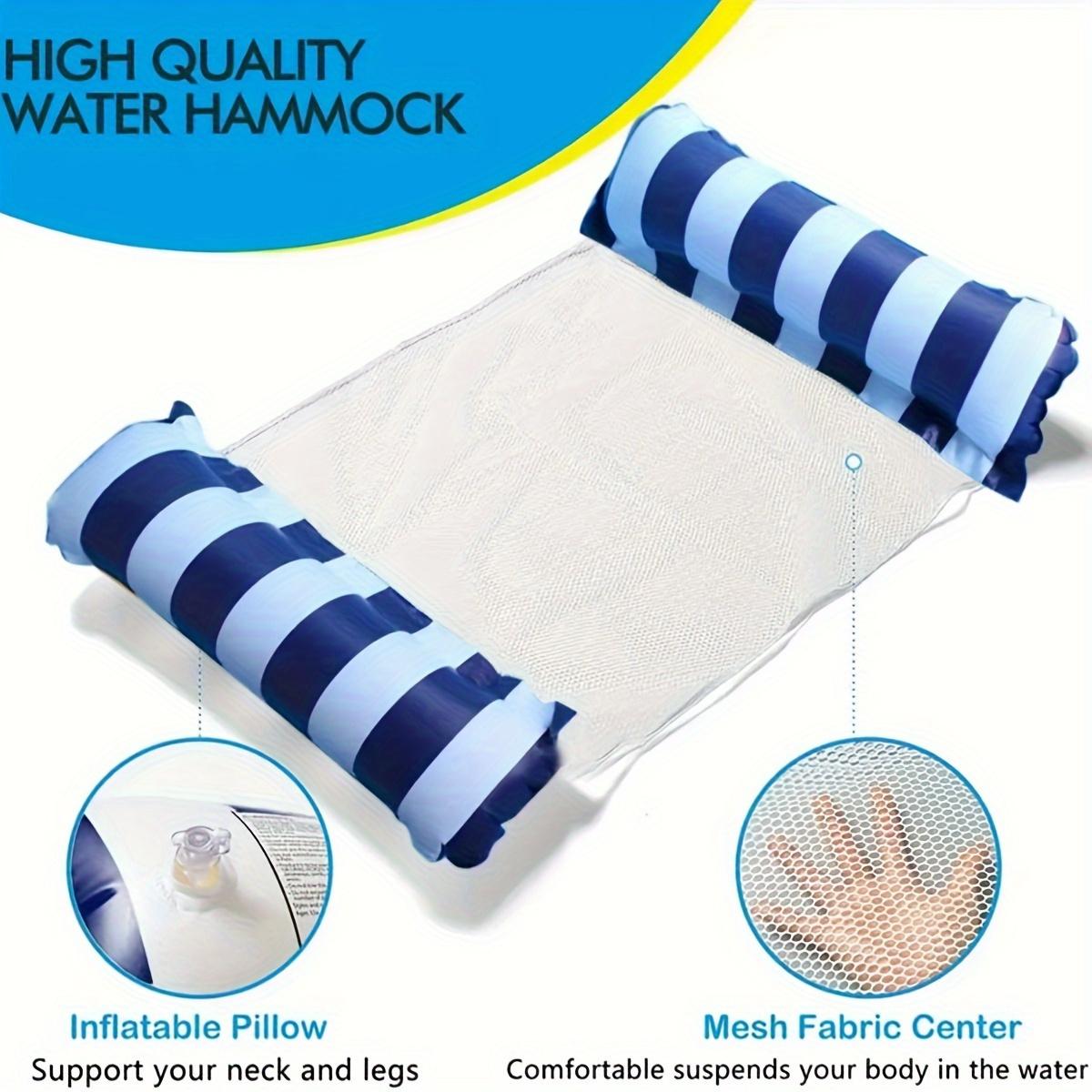 

Премиальные полосатые шезлонги для бассейна - Прочные матрасы для принятия солнечных ванн, Идеально подходят для вечеринок у бассейна и пляжных приключений синий