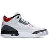 Air Jordan 3 Retro Denim SE Fire Red Unisex Sneakers White Black CZ6431-100