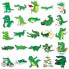 50 Crocodile Graffiti Cartoon Animal Stickers for Kids' DIY Phone Cases & Suitcases - Waterproof