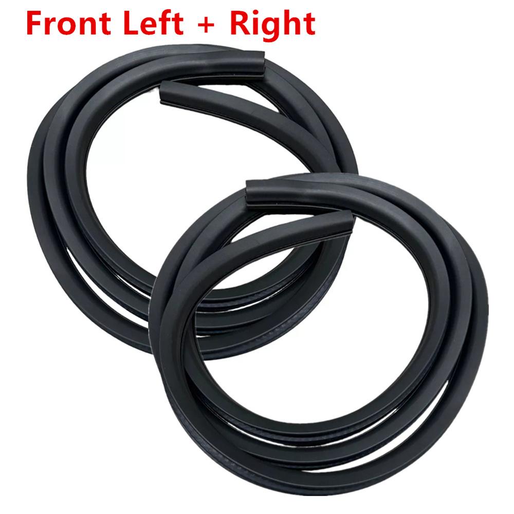

For 2007-17 Jeep Compass Patriot Rear Door Body Mounted Weatherstrips Left+Right
