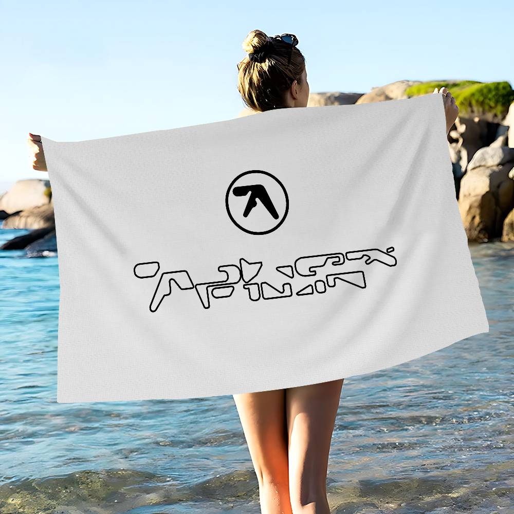 

A-Aphex Twin Microfiber Printed Beach Towel Mountain Climbing Yoga Beach Swimming Running Absorbent Soft Towel W30*H60(CM)