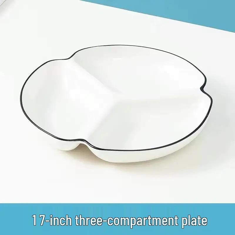 

Children’s Ceramic Divided Plate for Portion Control - Creative, Household Breakfast Dish