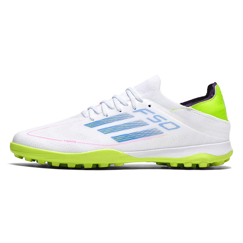 Messi F50 Fußballschuhe Tf Gebrochene Nägel Kunstrasen Ag Nägel Fly Weaving Nahtlos Atmungsaktiv Herren und Damen Training