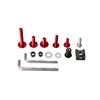 177pcs M5/M6 Screws Motorcycle Aluminum Fairing Bolt Windshield Cover Screws For Honda Kawasaki YAMAHA BMW SUZUKI CBR600RR 900RR