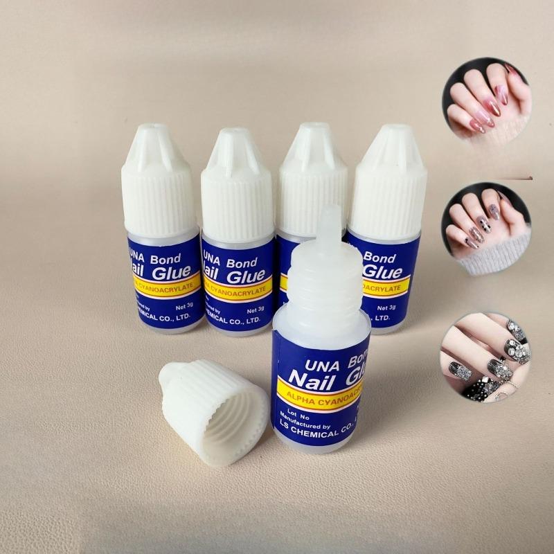 

Полный набор наборов для нейл-арта, 3 г для ношения, быстросохнущий клей для ногтей, не вызывает рост волос, долговечные и быстросохнущие накладные ногти Nail glue 10pcs