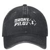 Drone Pilot Operator Trucker Hat For Men Women Baseball Cap Air Fly Drones Lover Vintage Wear Cap Adjustable