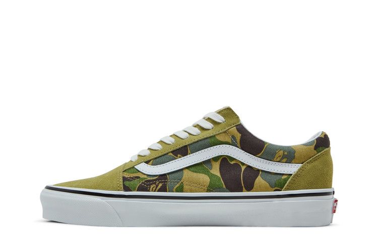 Men's Sneakers Vans Old Skool 36 DX Bape Green ABC Camo Green/Dark Green/White